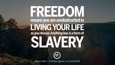 what is the quote of the day about freedom